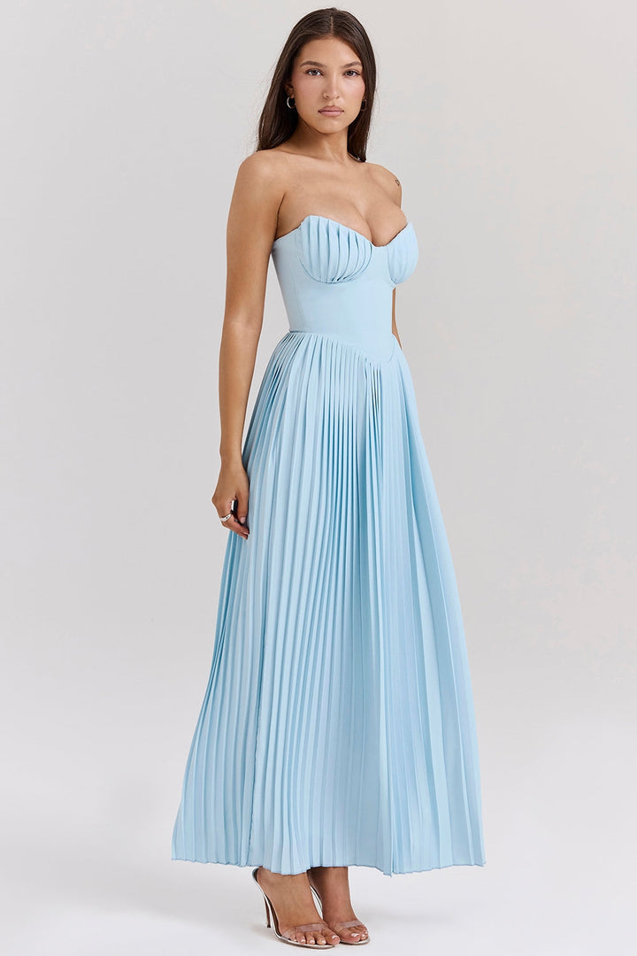 Rezida - Vestido Ancho Con Corsé