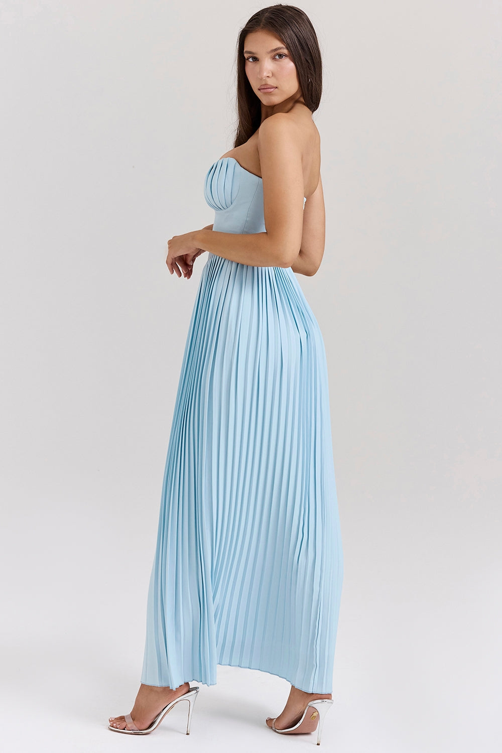 Rezida - Vestido Ancho Con Corsé