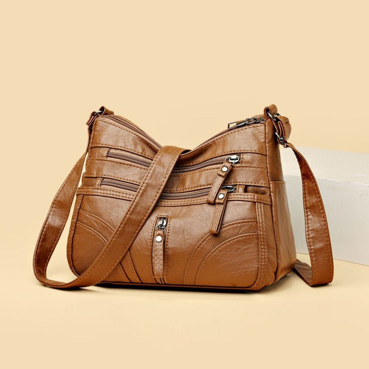 Brendiena - Bolso Informal De Cuero Vintage