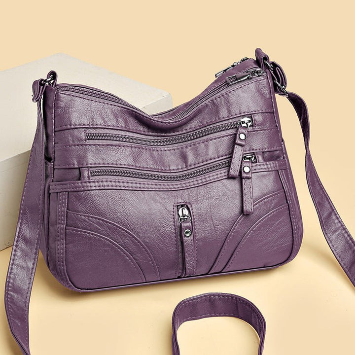Brendiena - Bolso Informal De Cuero Vintage