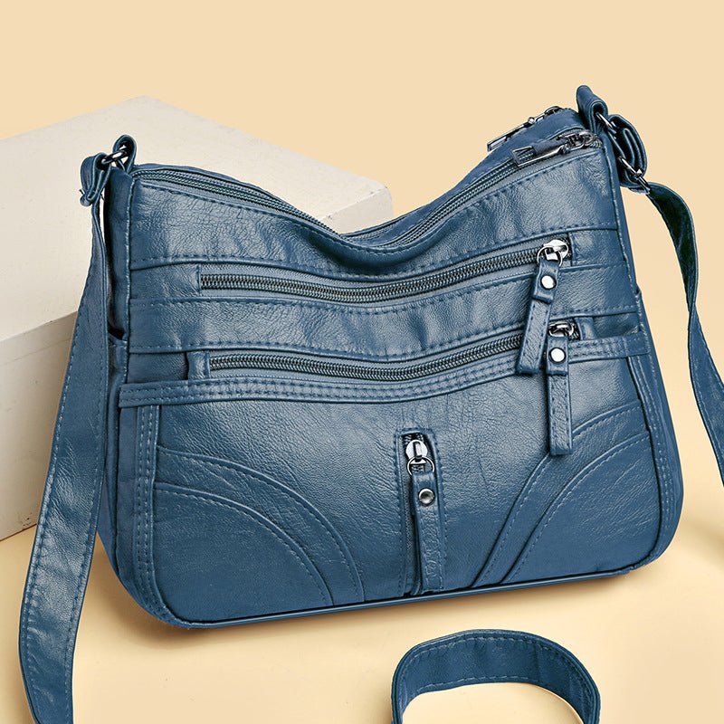 Brendiena - Bolso Informal De Cuero Vintage