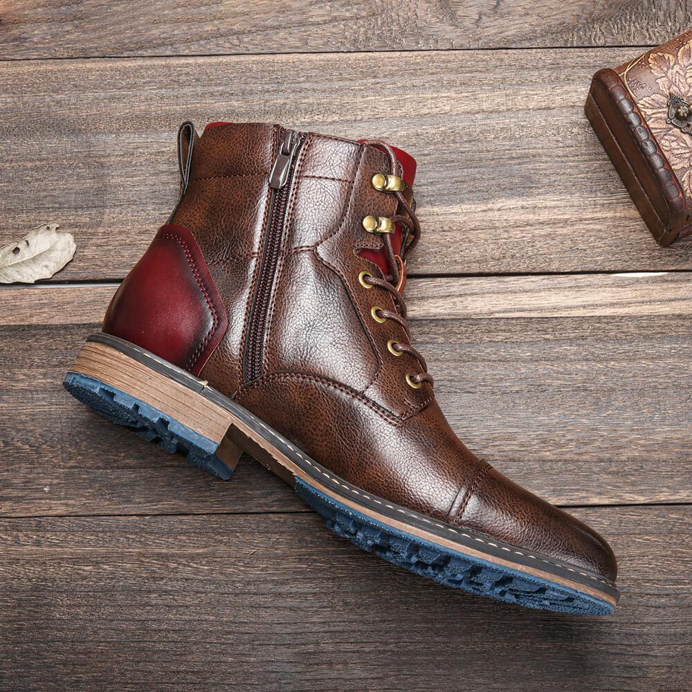 Bjarni - Botas Oxford de Piel de Primera Calidad Hechas a Mano