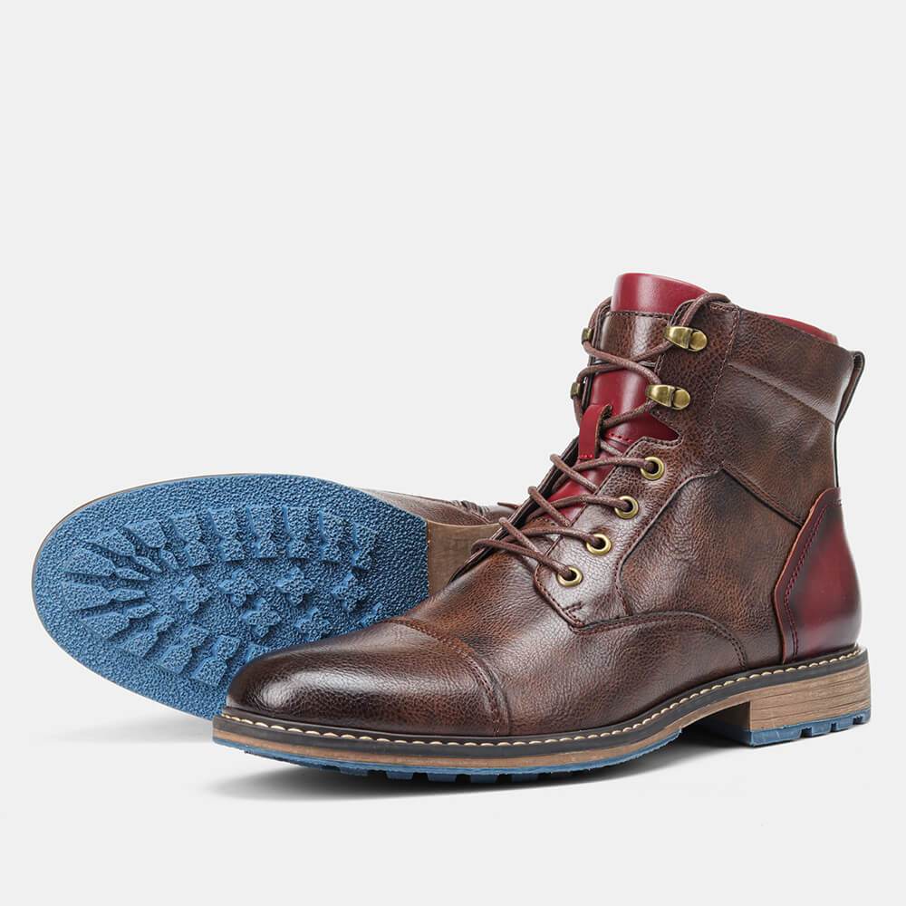 Bjarni - Botas Oxford de Piel de Primera Calidad Hechas a Mano