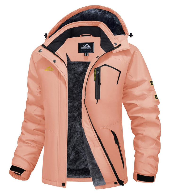 Jerieka - Chaqueta De Invierno Con Capucha Y Forro Polar