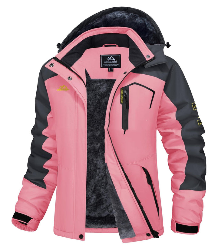 Jerieka - Chaqueta De Invierno Con Capucha Y Forro Polar
