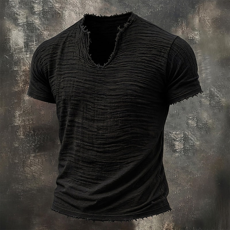 Pavel - Camiseta Vintage Con Cuello en V