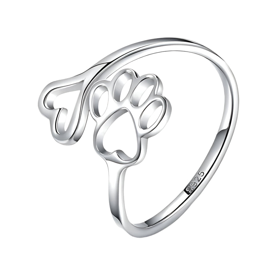 HeartPa - Anillo Hecho a Mano con Huella y Corazón