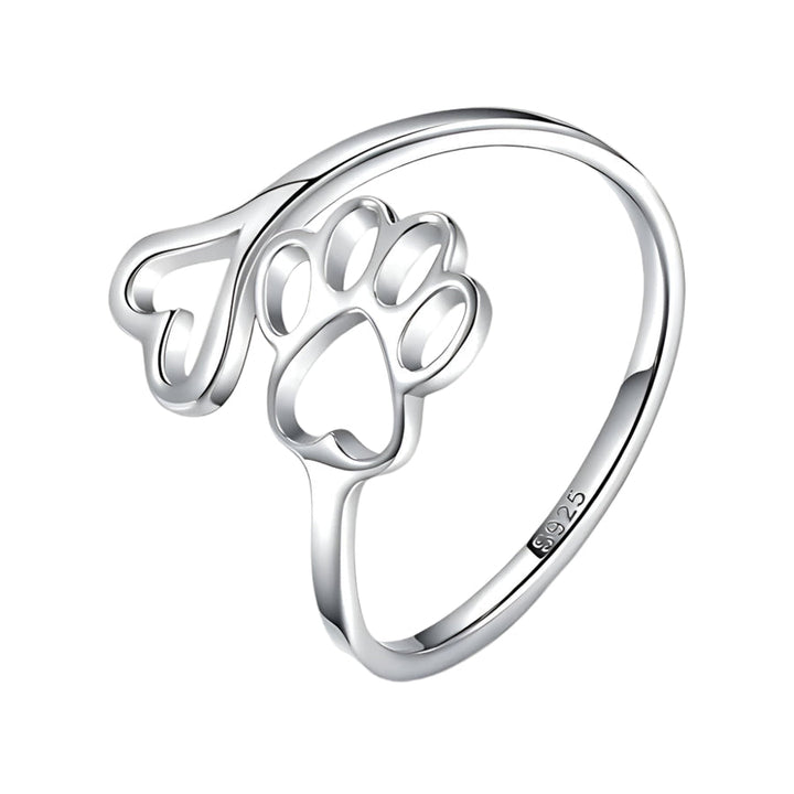 HeartPa - Anillo Hecho a Mano con Huella y Corazón