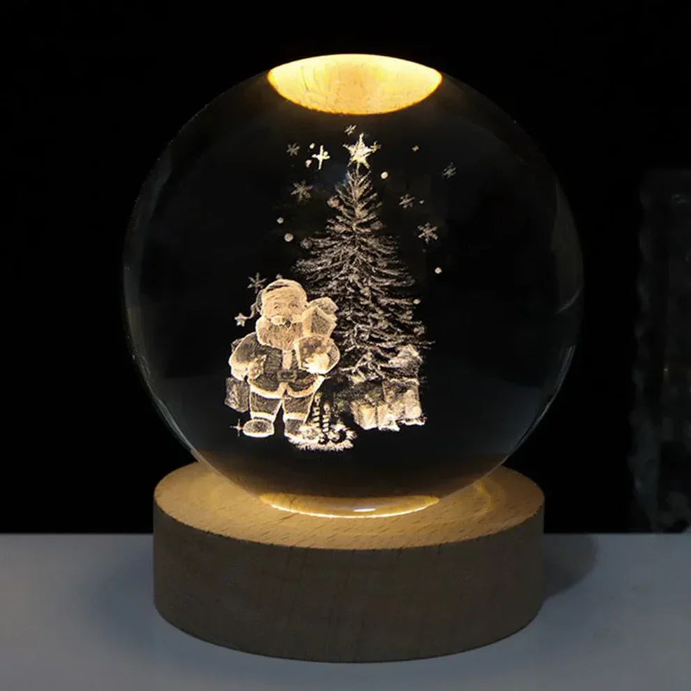 Glow Sphere – Lámpara Luminosa Con Bola De Cristal