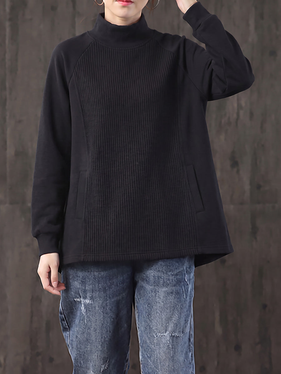 Safia - Blusa De Cuello Alto Oversize