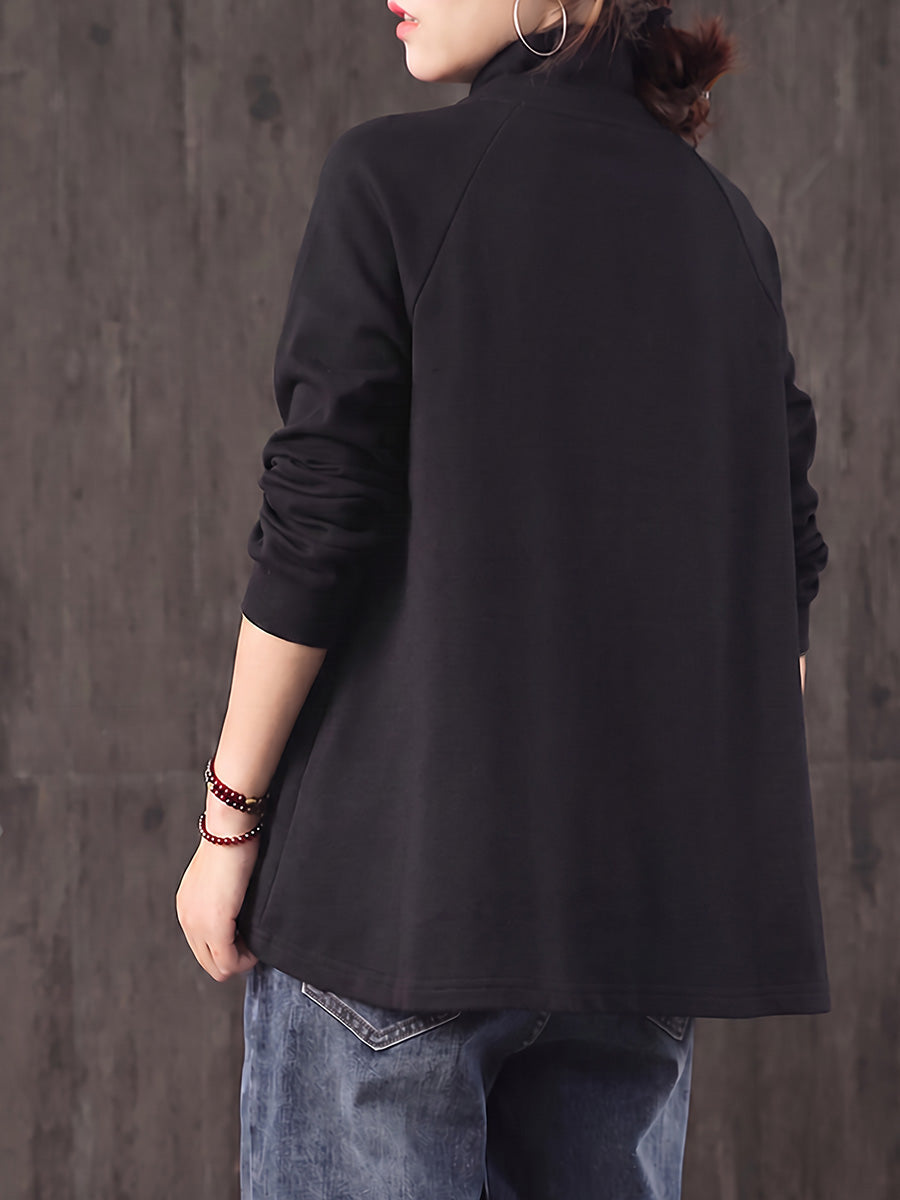 Safia - Blusa De Cuello Alto Oversize