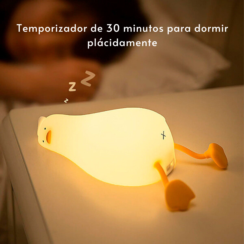 LumaDuck - Adorable Lámpara De Silicona Con Duc Tumbado