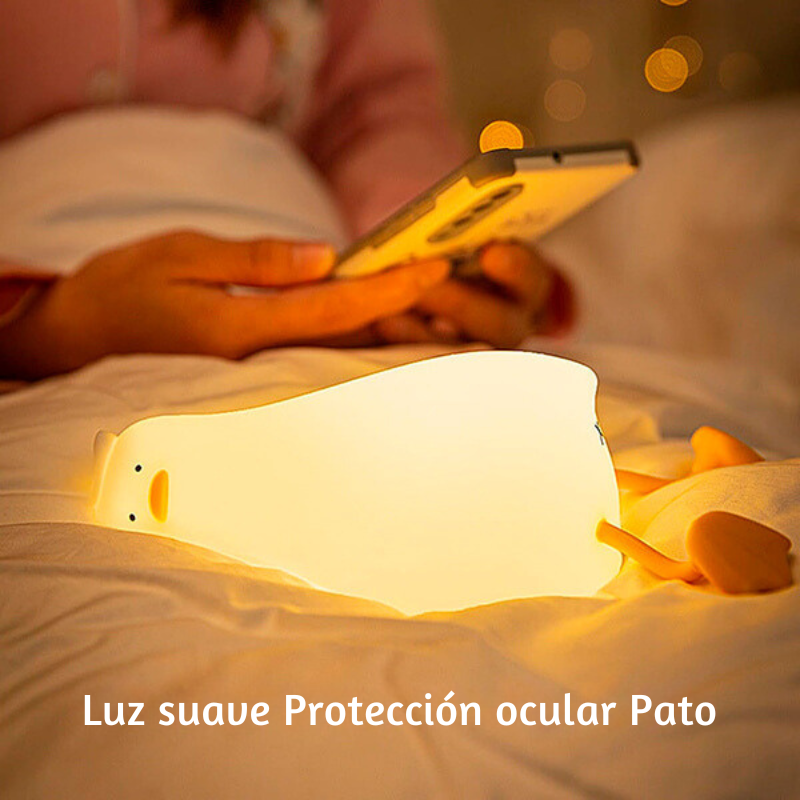 LumaDuck - Adorable Lámpara De Silicona Con Duc Tumbado