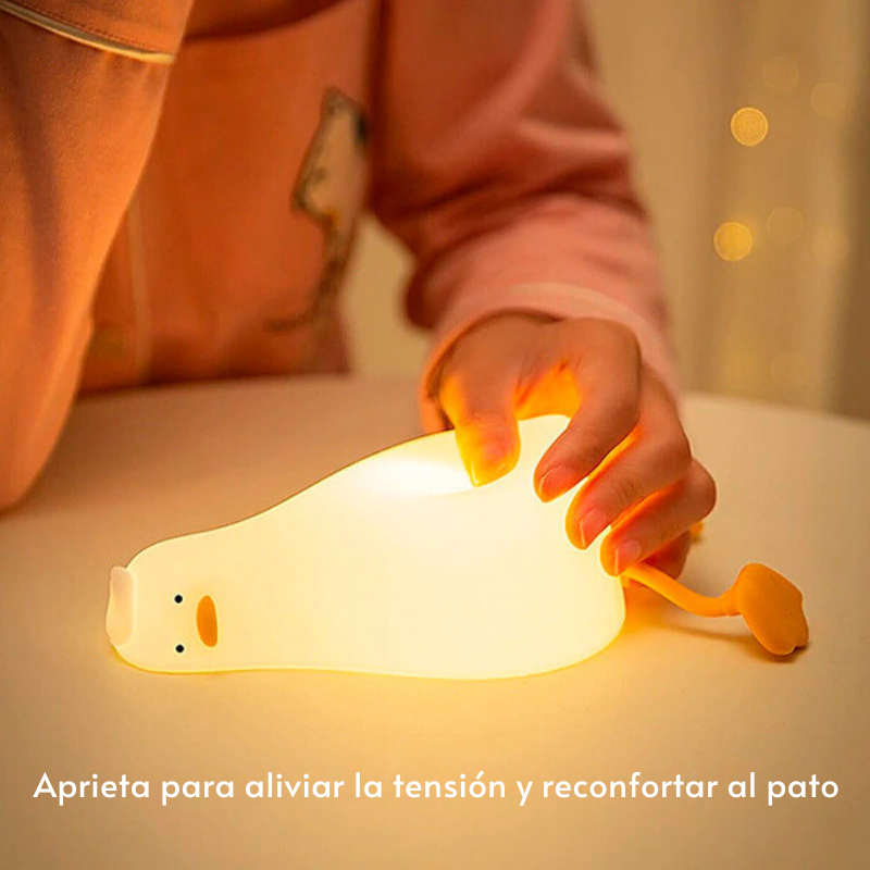 LumaDuck - Adorable Lámpara De Silicona Con Duc Tumbado