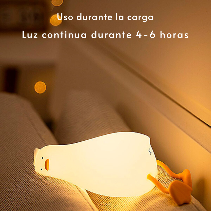 LumaDuck - Adorable Lámpara De Silicona Con Duc Tumbado