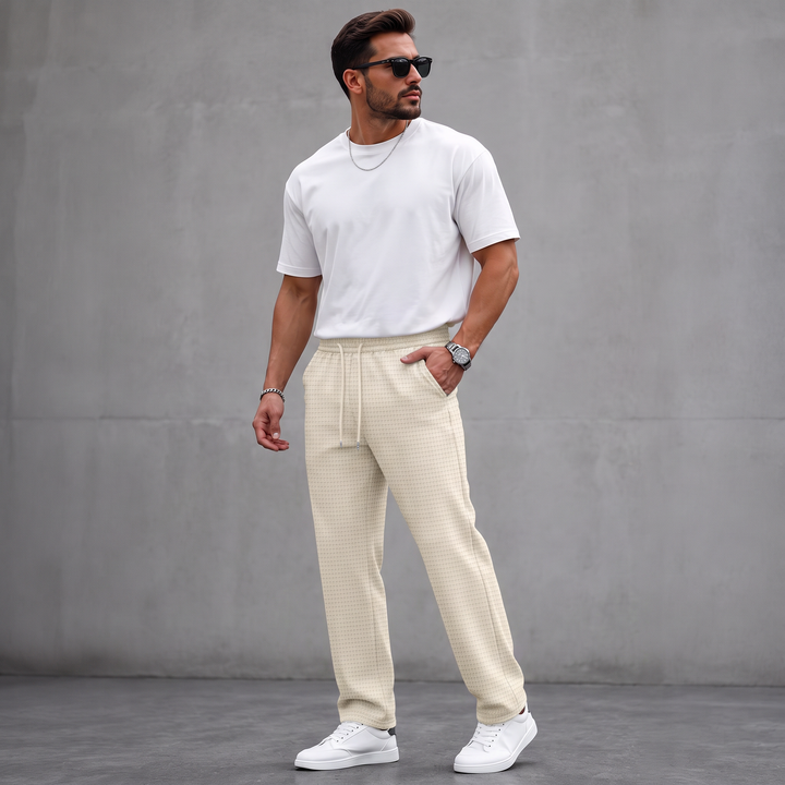 Aymeric - Pantalones De Punto Con Efecto Gofre