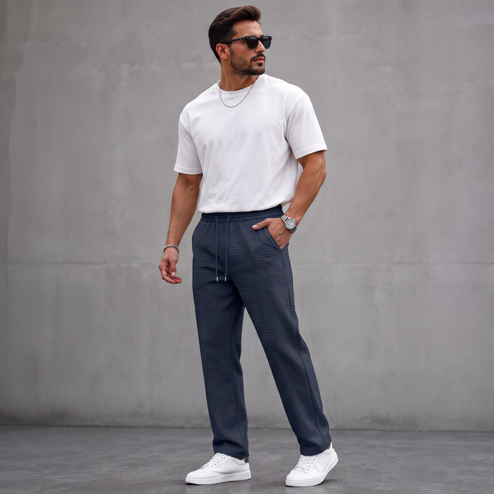 Aymeric - Pantalones De Punto Con Efecto Gofre