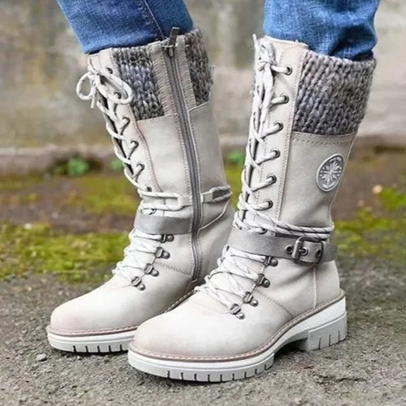 Carolina - Bota Twist Con Cremallera Lateral