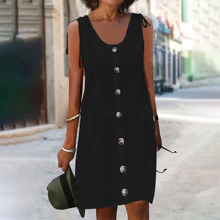 Dinya - Vestido de Punto Sin Mangas