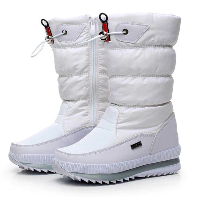 Karla - Botas De Nieve Impermeables De Piel Sintética