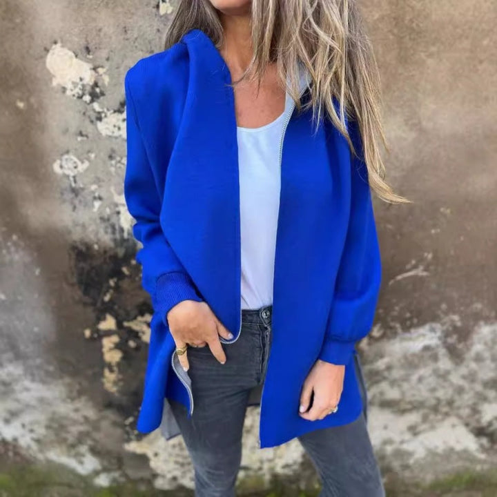 Karletta - Chaqueta Con Capucha, Cremallera y Bolsillos
