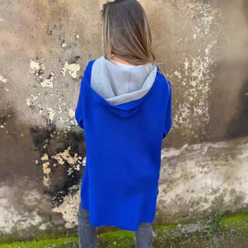 Karletta - Chaqueta Con Capucha, Cremallera y Bolsillos