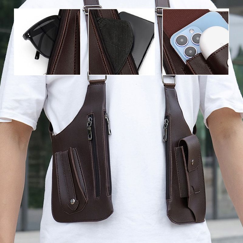 Germano - Bolsa Táctica con Protección Antirrobo y Múltiples Bolsillos
