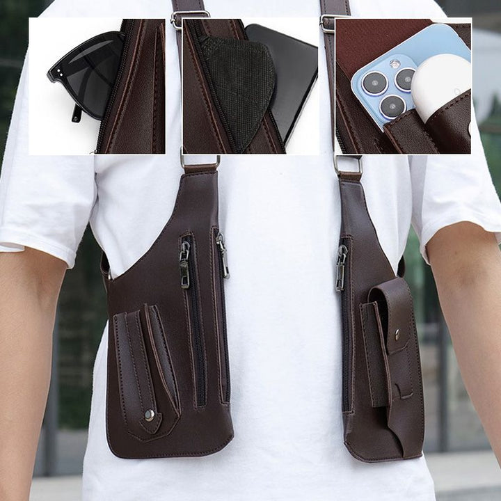 Germano - Bolsa Táctica con Protección Antirrobo y Múltiples Bolsillos