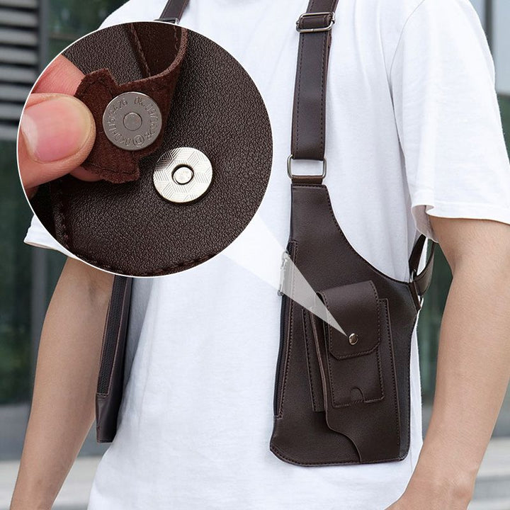 Germano - Bolsa Táctica con Protección Antirrobo y Múltiples Bolsillos