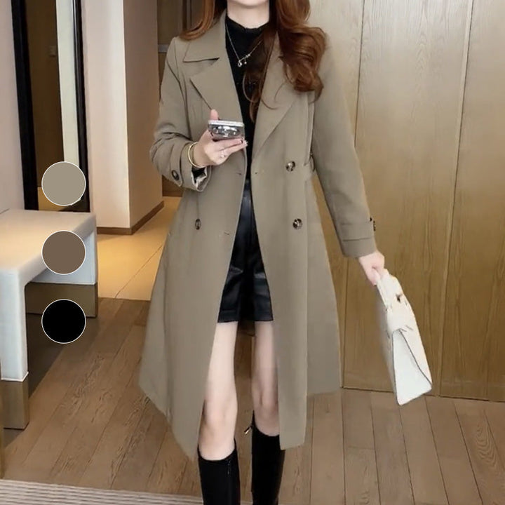 Leicy - Elegante Gabardina Cálida