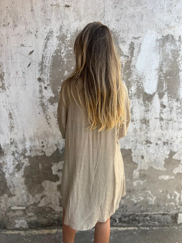 Lorelie - Conjunto De Dos Piezas Con Camisa De Anga Larga y Pantalón Corto
