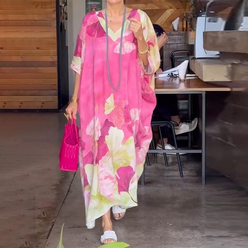 Gima - Vestido Floral De Manga Larga