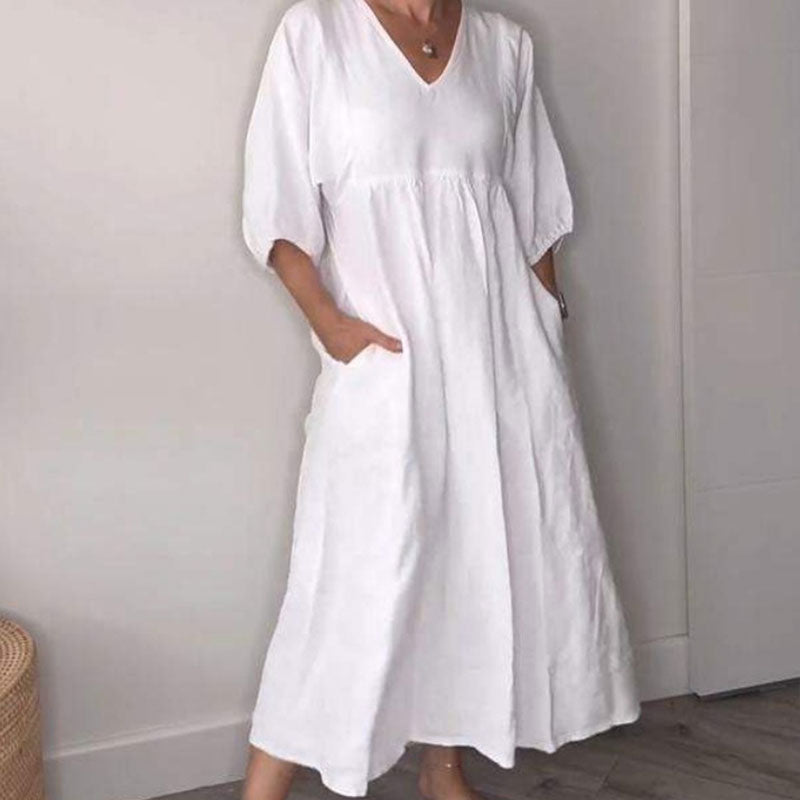 Shantel - Vestido Informal Con Cuello en V