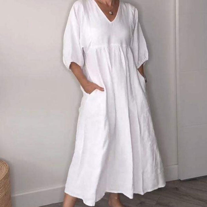 Shantel - Vestido Informal Con Cuello en V