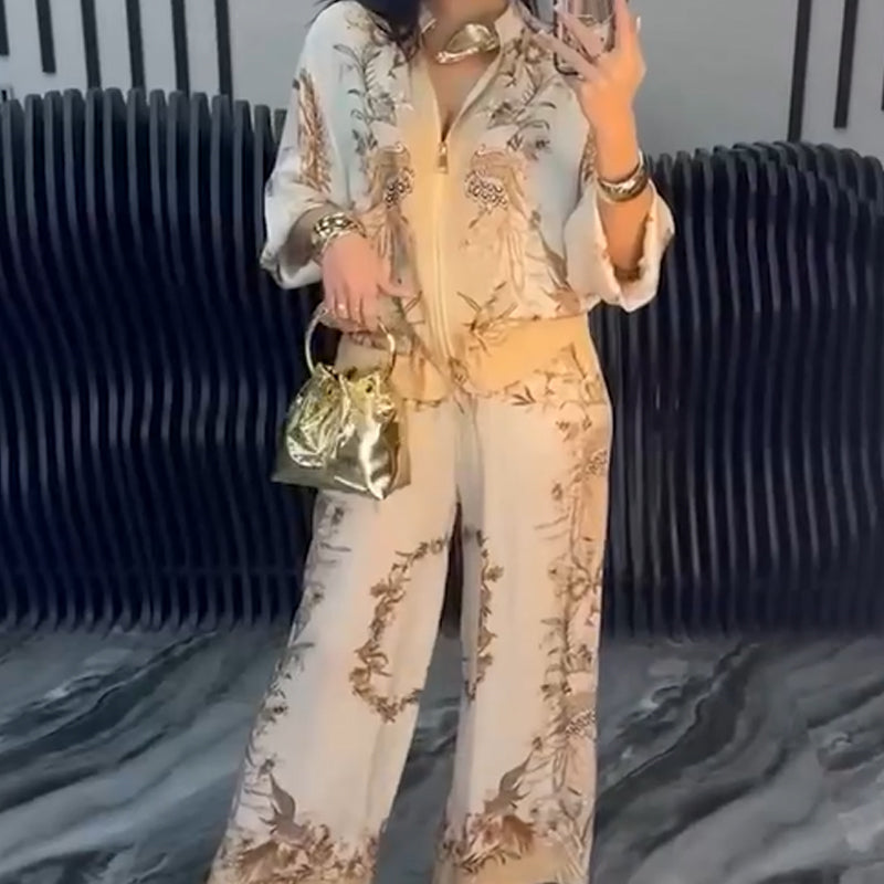 Sunmi - Elegante Conjunto De Dos Piezas Con Cremallera
