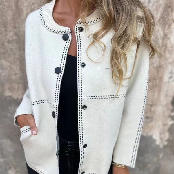 Eleanor - Cárdigan con Tapeta de Botones