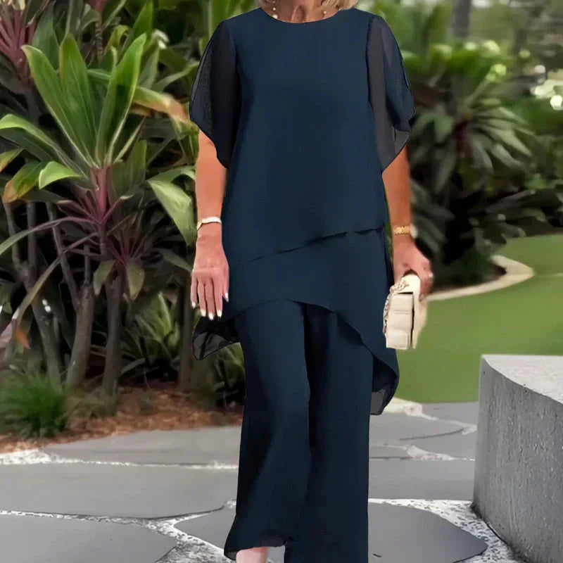 Lianah - Conjunto De Blusa y Pantalón Ancho