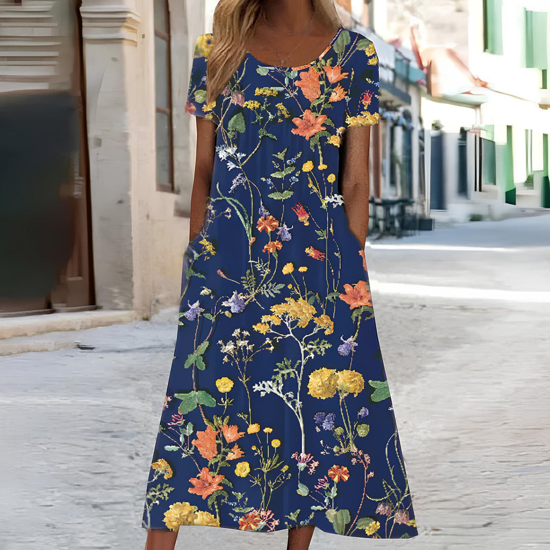 Ndatipo - Vestido Ligero Con Un Delicado Estampado Floral