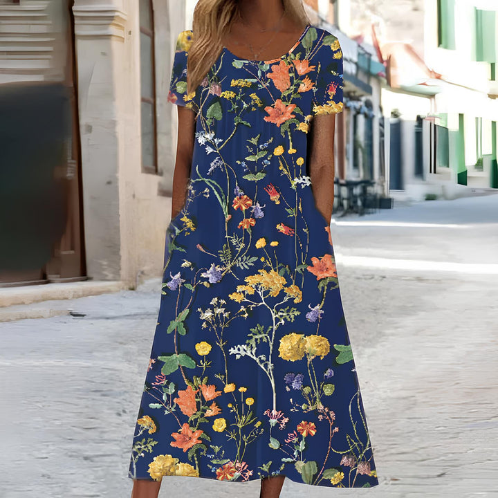 Ndatipo - Vestido Ligero Con Un Delicado Estampado Floral