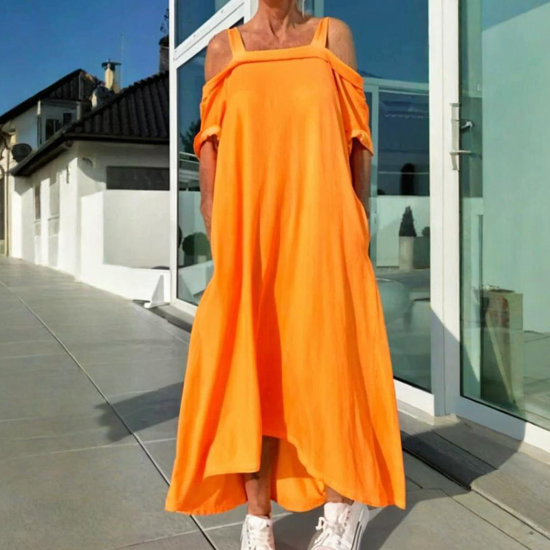 Mariyana - Maxivestido Sin Hombros