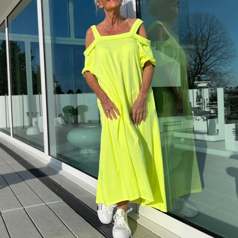 Mariyana - Maxivestido Sin Hombros