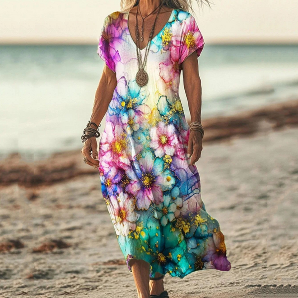 Lovisa - Vestido de Manga Corta Con Estampado