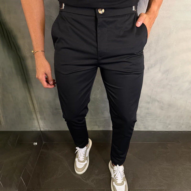 Zulfiandi - Pantalones Elásticos Elegantes y Ajustados