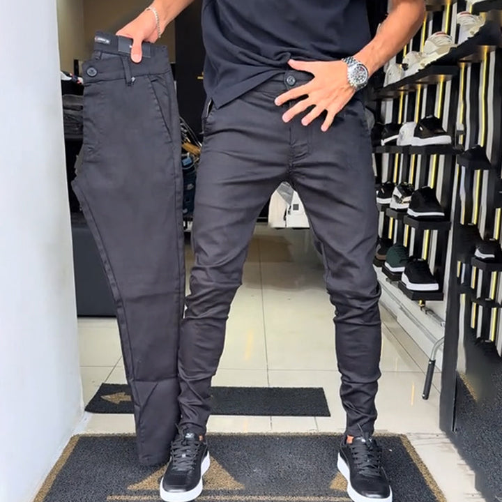 Boret - Pantalones Casuales De Corte Ajustado