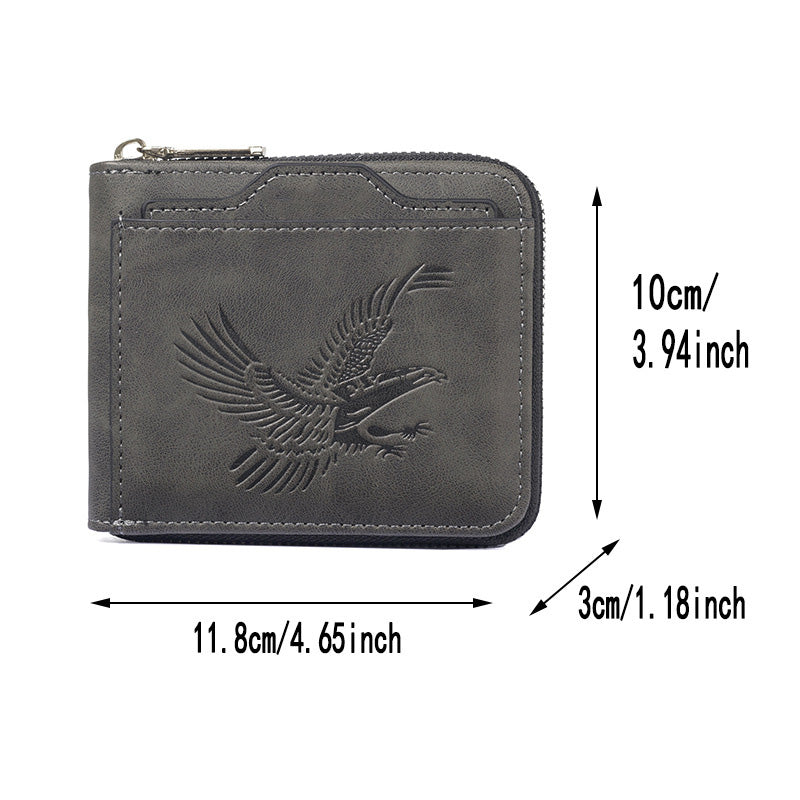Shawn - Cartera De Lujo Con Relieve De águila