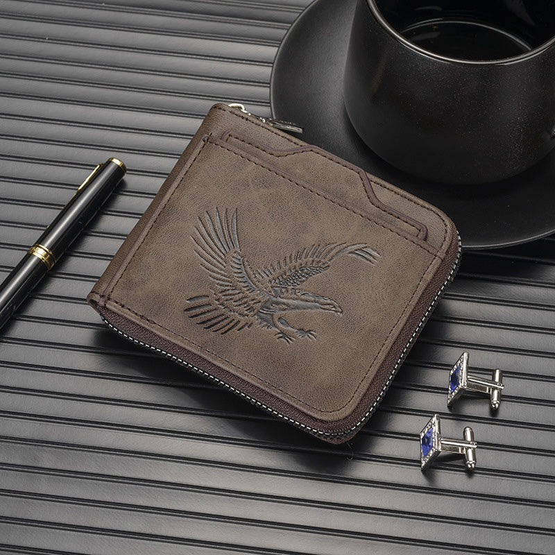 Shawn - Cartera De Lujo Con Relieve De águila