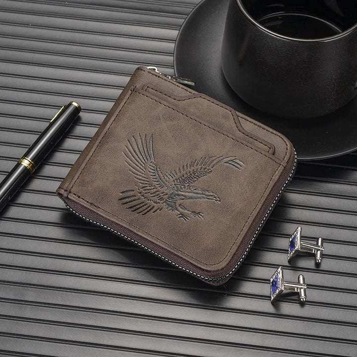 Shawn - Cartera De Lujo Con Relieve De águila