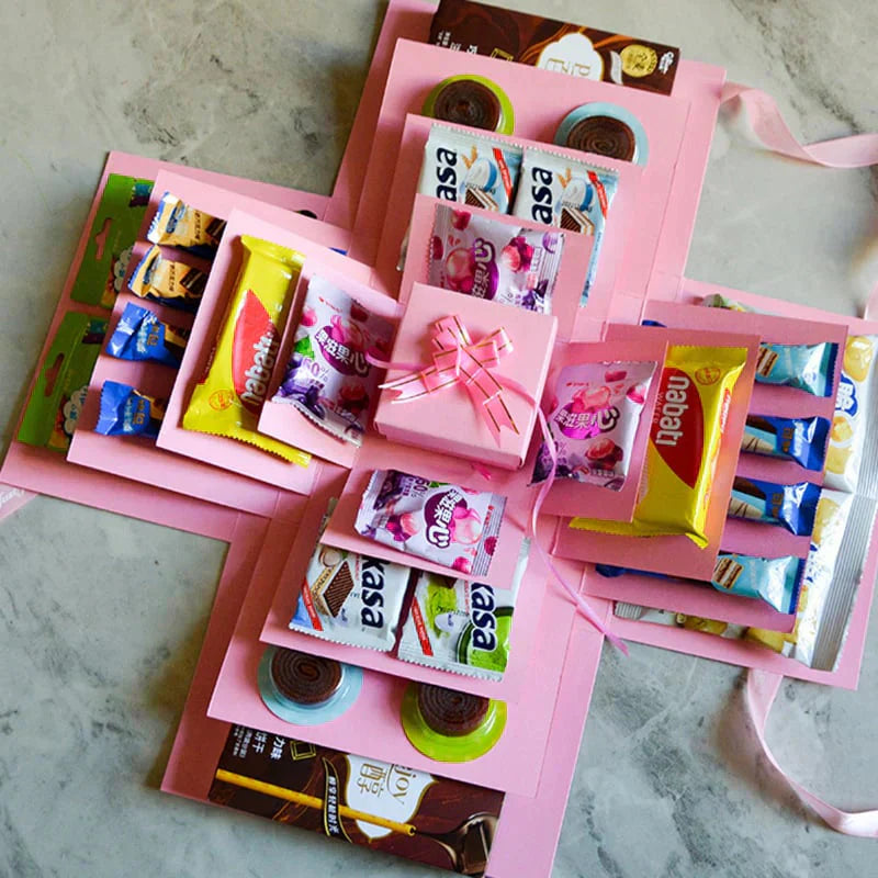 MagicUnfold - Kit De Caja Regalo Sorpresa Explosiva