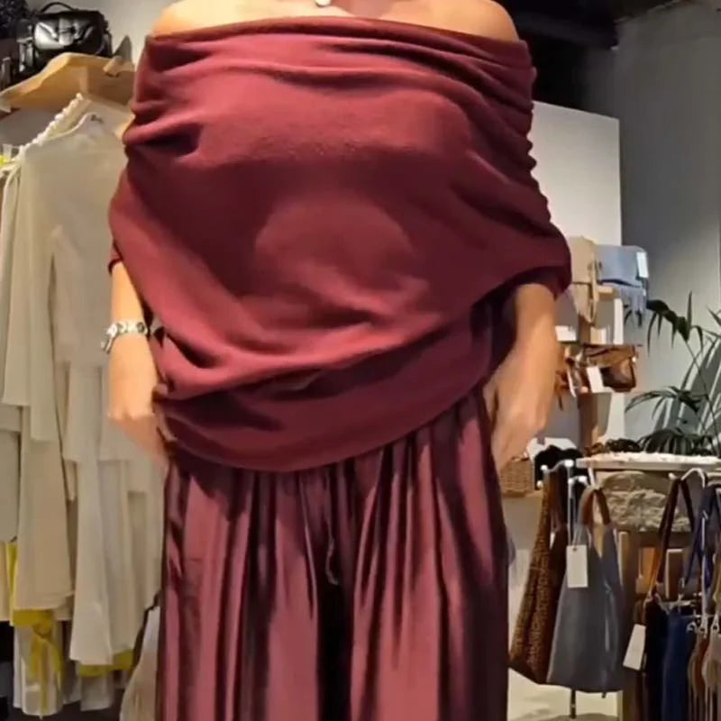 Ilana - Elegante Vestido Con Hombros Descubiertos