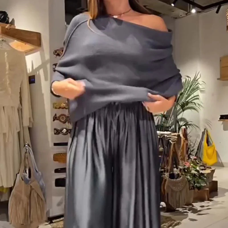 Ilana - Elegante Vestido Con Hombros Descubiertos